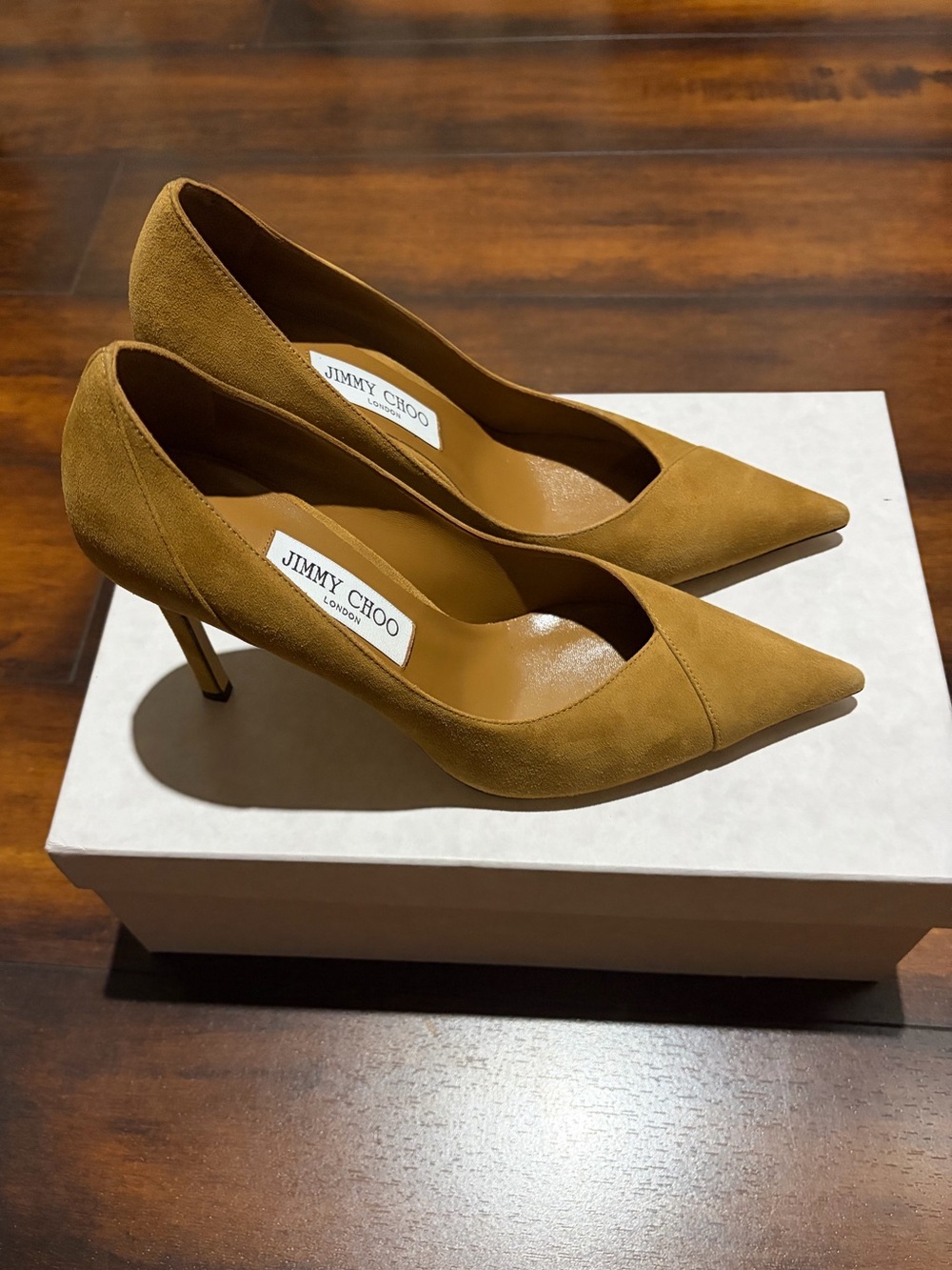 Jimmy Choo Cass 95 in Camel - Picture 6 of 9